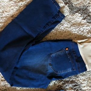 Dark maternity skinny jeans