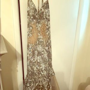 Jovani mermaid sequins dress