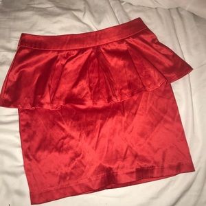 Red Charlotte Russe skirt