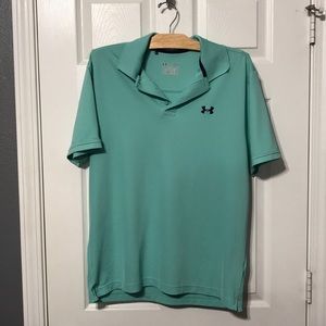 Under armour polo in mint green. Small defects