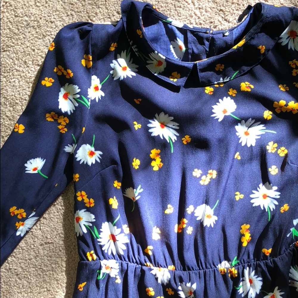 Floral Peter Pan Collar Dress