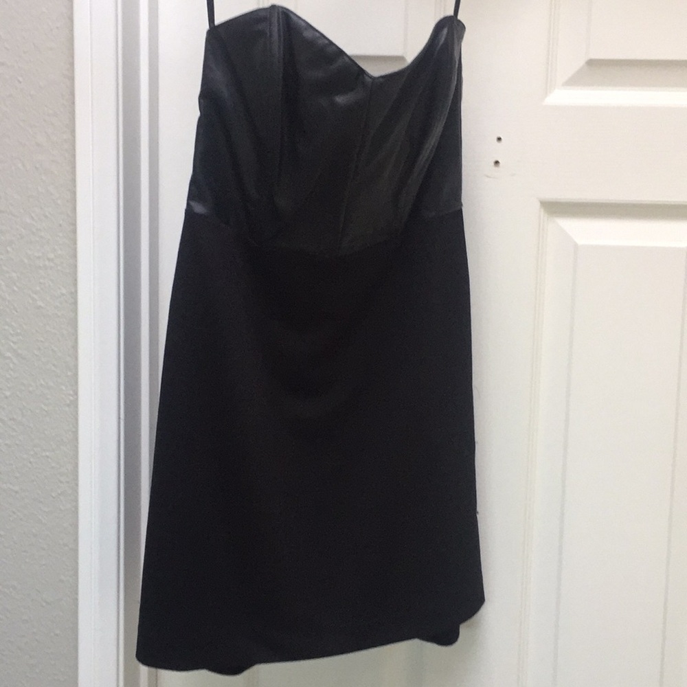 Black mini dress