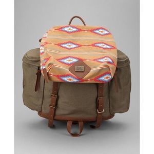 Used Obey Boho Backpack