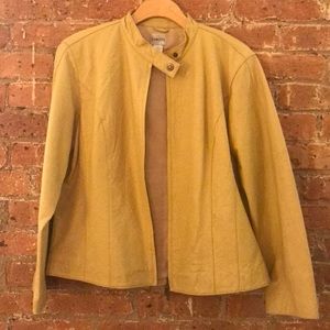 Chico's 100% Leather Jacket