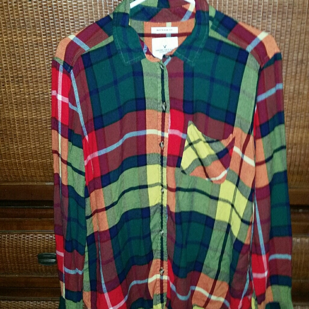 American Eagle Boyfriend Fit Flannel