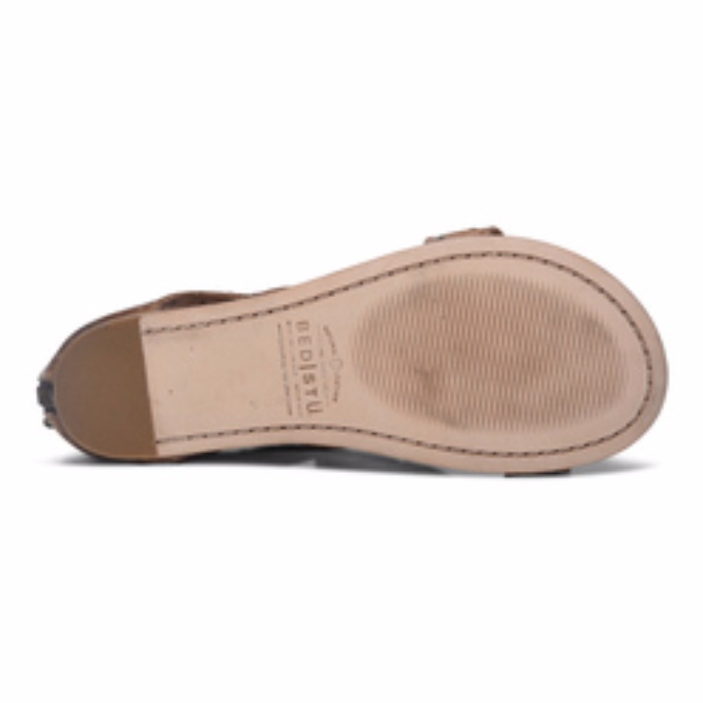 NEW Bed Stu Soto G Flat Sandal, Tan Mason - Picture 3 of 4
