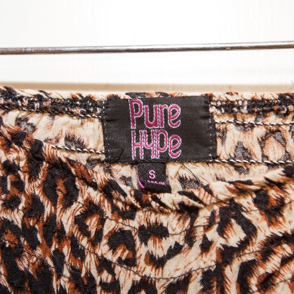 Pure Hype Leopard Print Lounge Pants - Picture 3 of 4