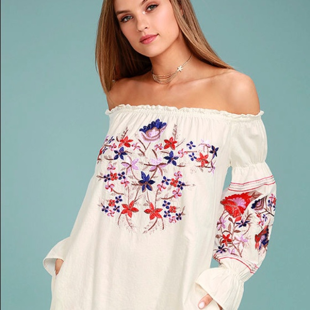 Free People Ivory Dress Small