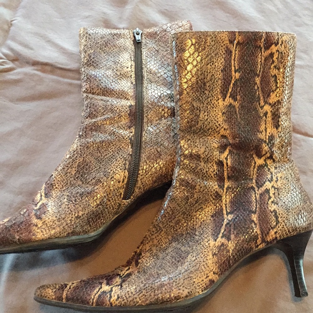 “Snakeskin” Bootie