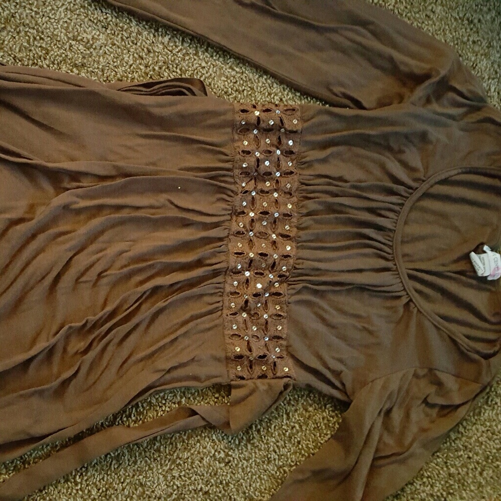 Cute brown dress