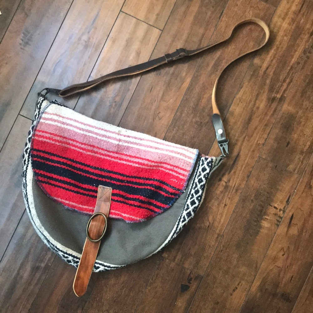 Boho Mexican Blanket Bag