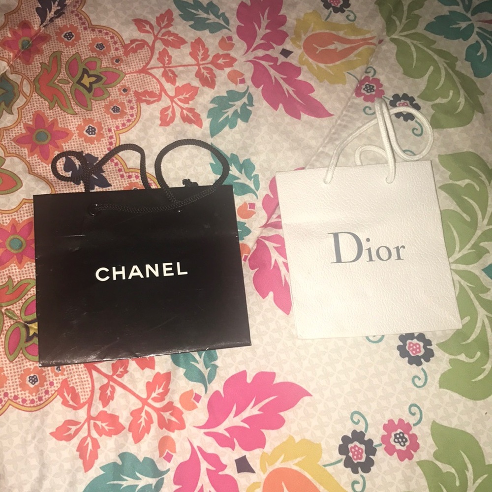 Chanel and Dior Small shopping bags