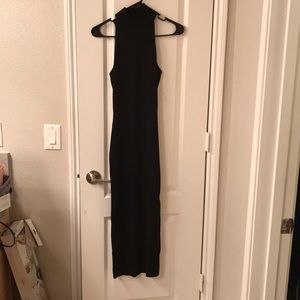 Black form fitting dress size large