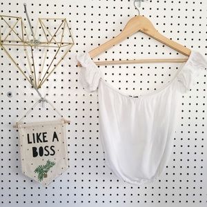 Brandy Melville White Crop Top | one size