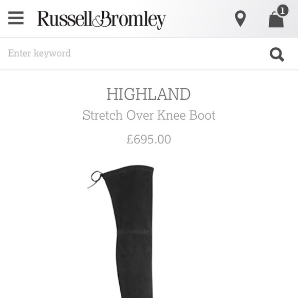 Stuart Weitzman Highland Over The Knee Boots - Picture 4 of 8