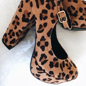 Forever 21 Leopard Print Heels