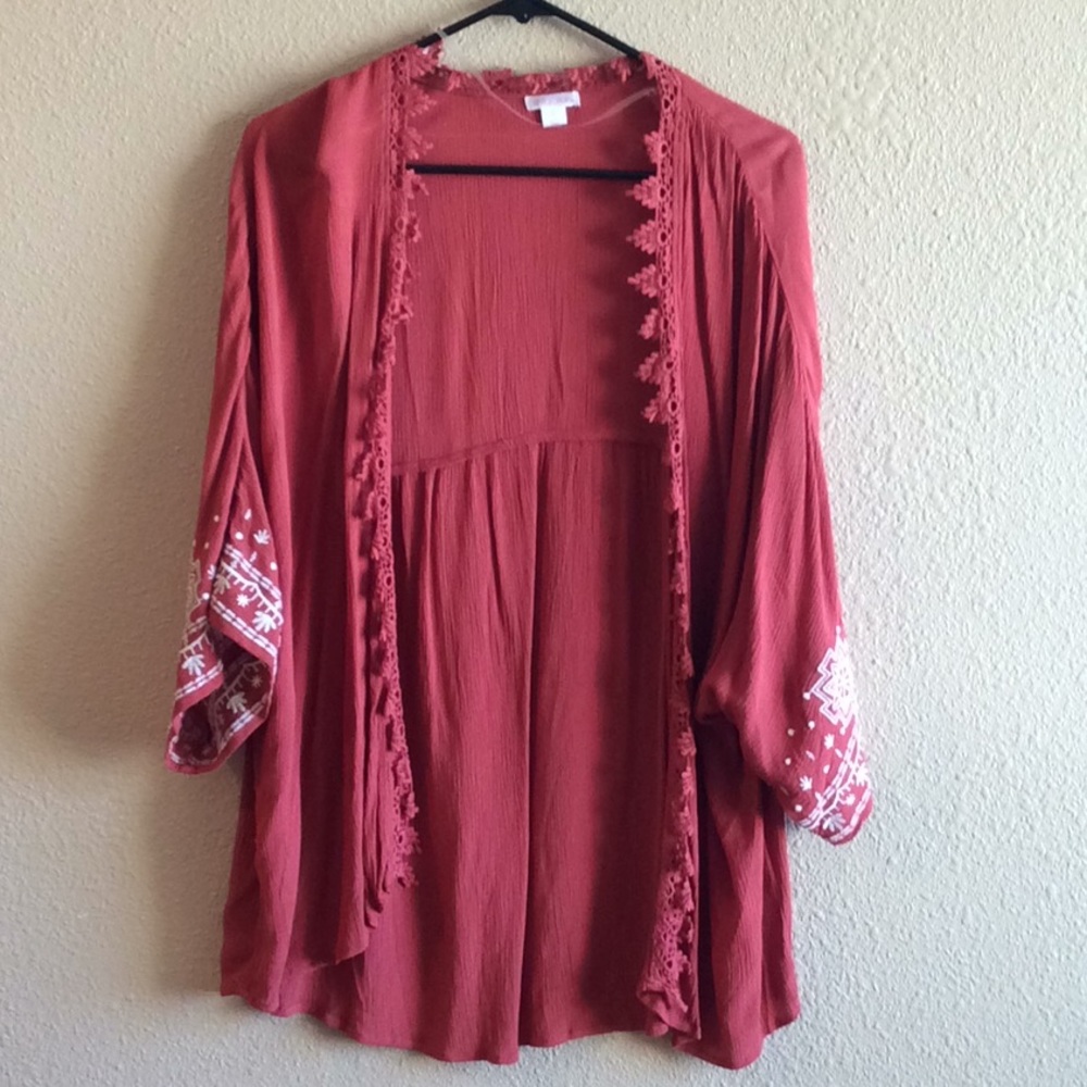 3/4 sleeve duster