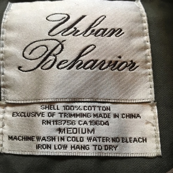 ❗️donating soon❗️Urban Behavior Hunter Green Jacket - Picture 6 of 6