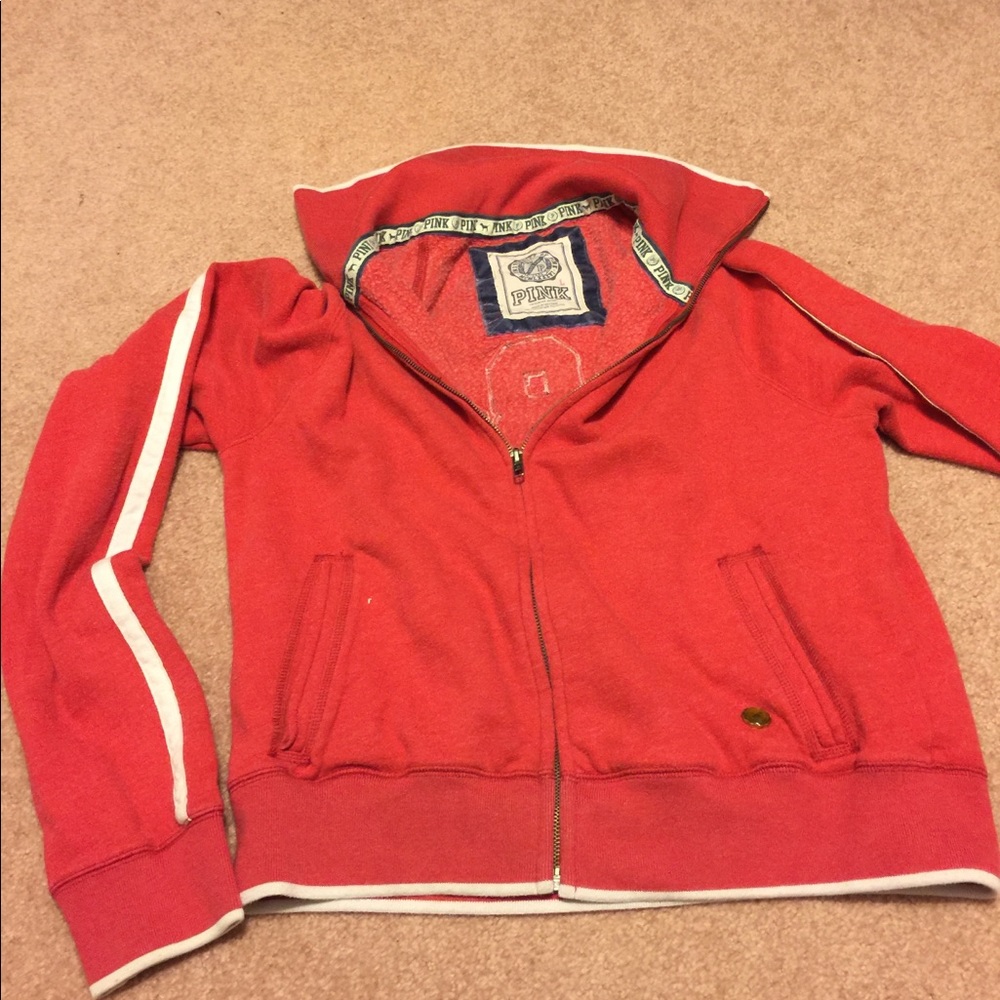PINK old school varsity sweatshirt. Like new