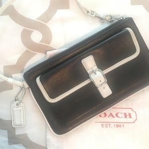 Coach Leather Wristlet