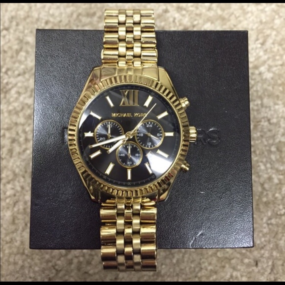 Michael Kors Large Gold Watch