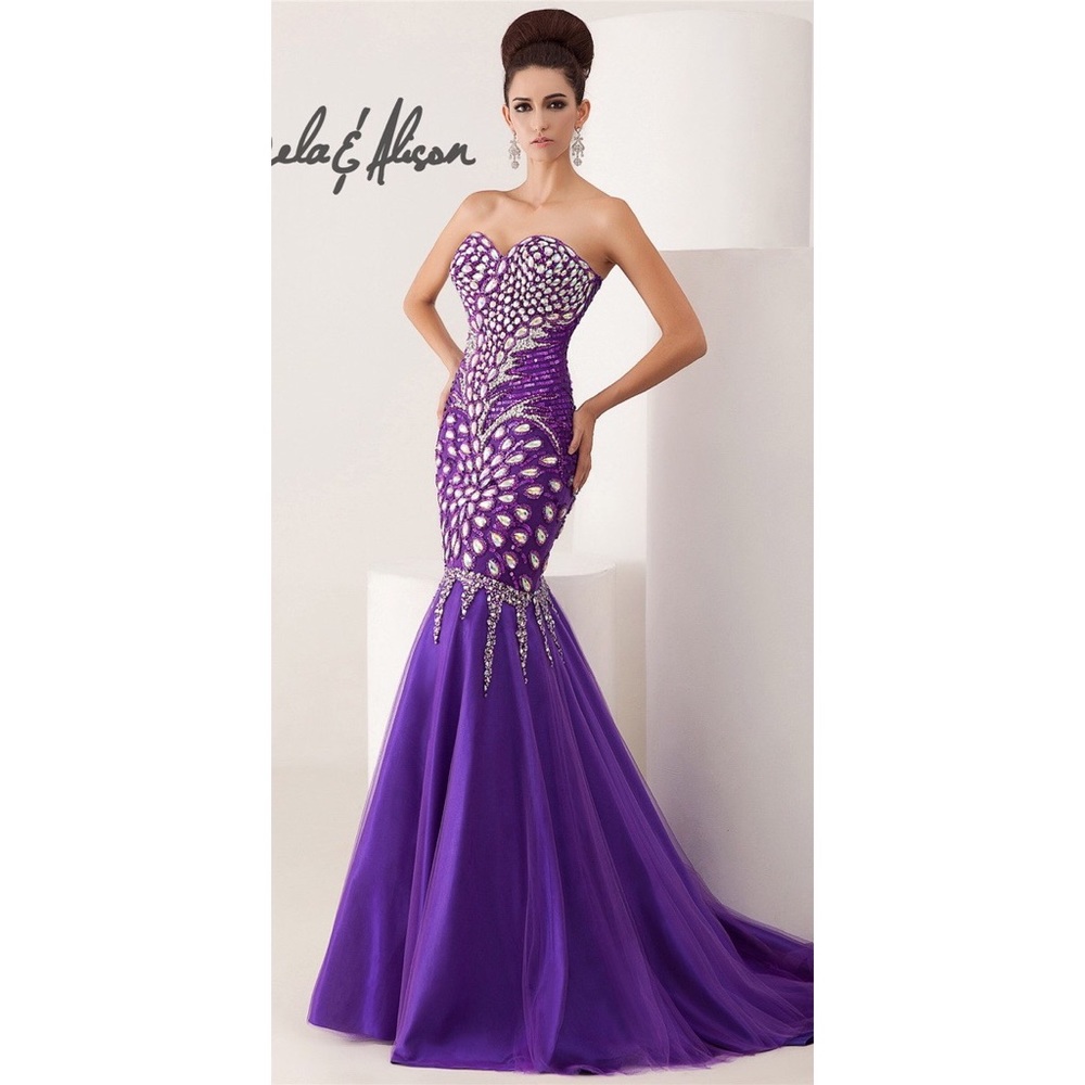 Angela & Alison mermaid prom dress style no. 41015
