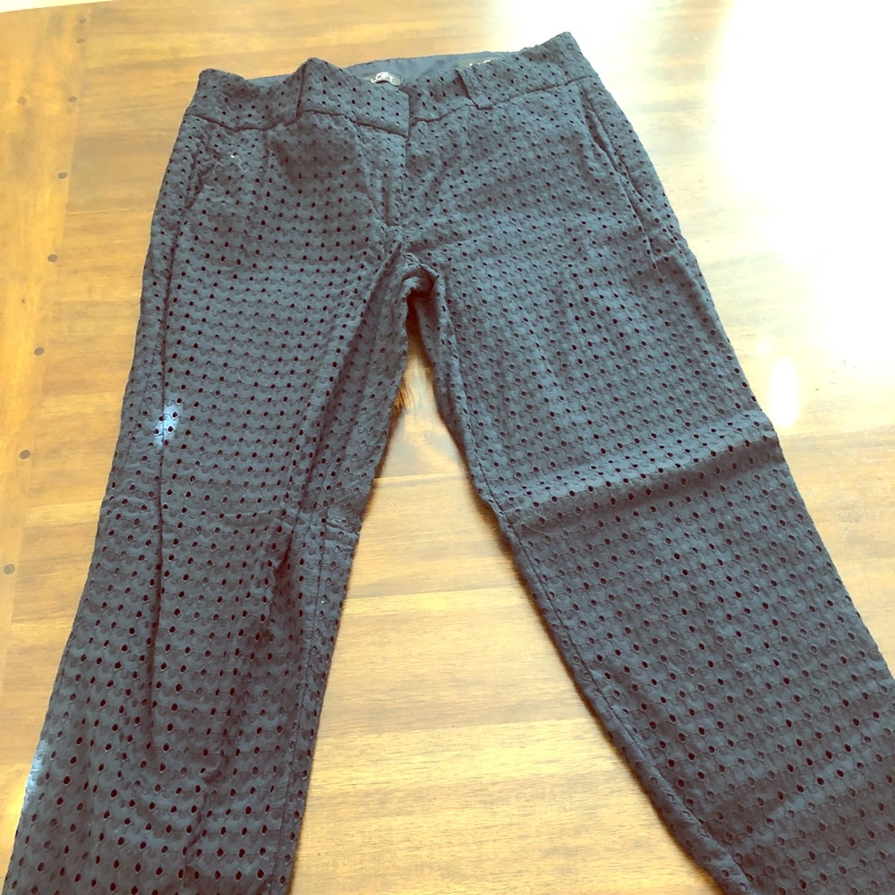 Loft navy ankle length pants