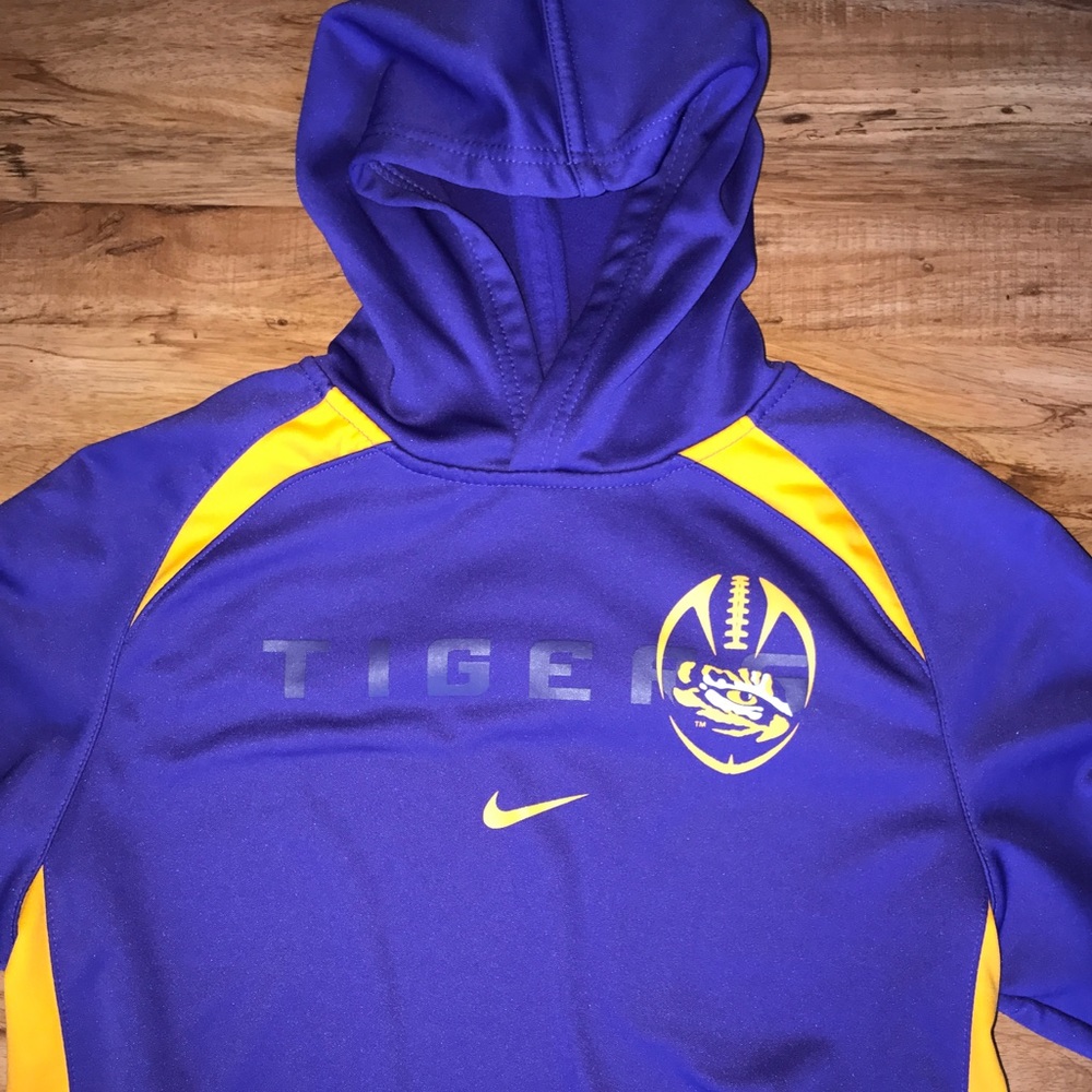 Boys NIKE LSU Tigers Football Hoodie