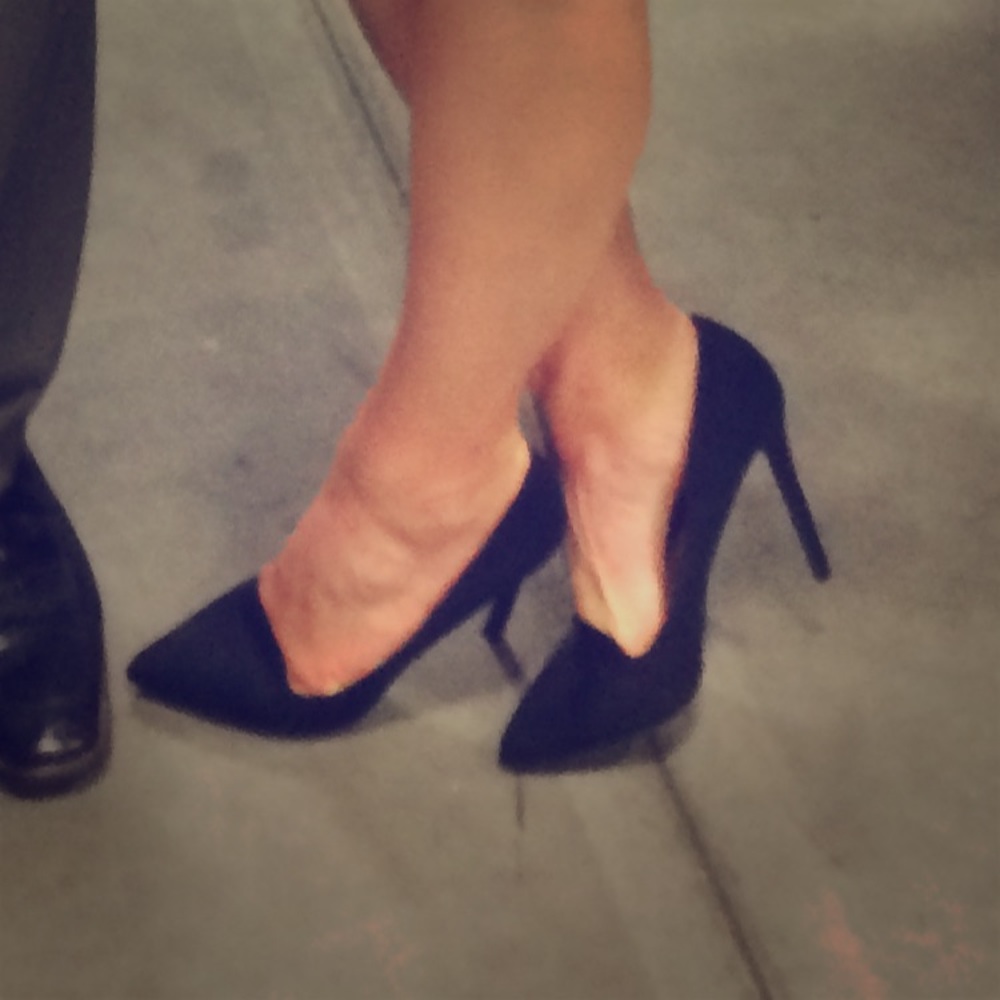 Black Pointed Toe Heels