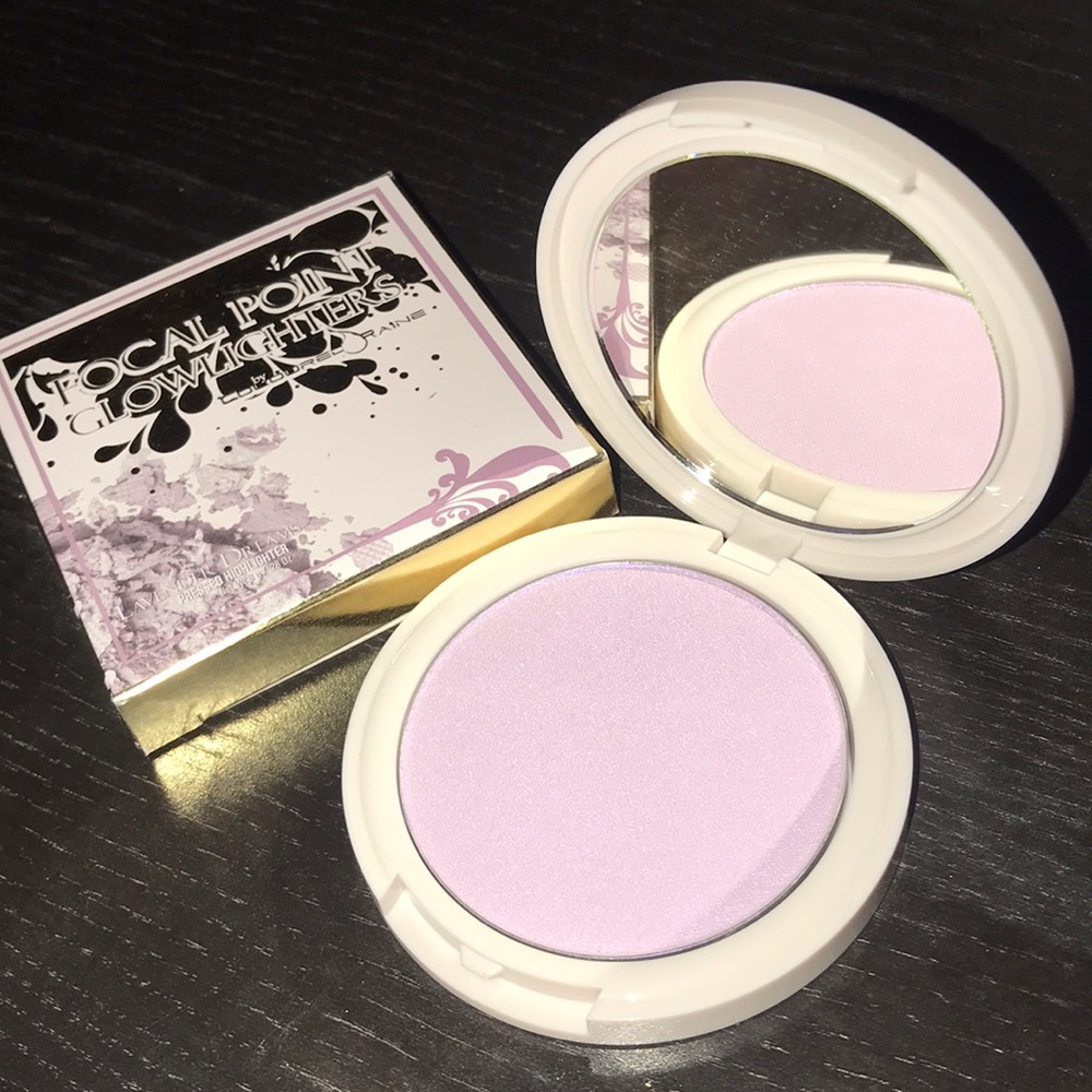 Colored Raine Glow highlighters. Lavender Dreams