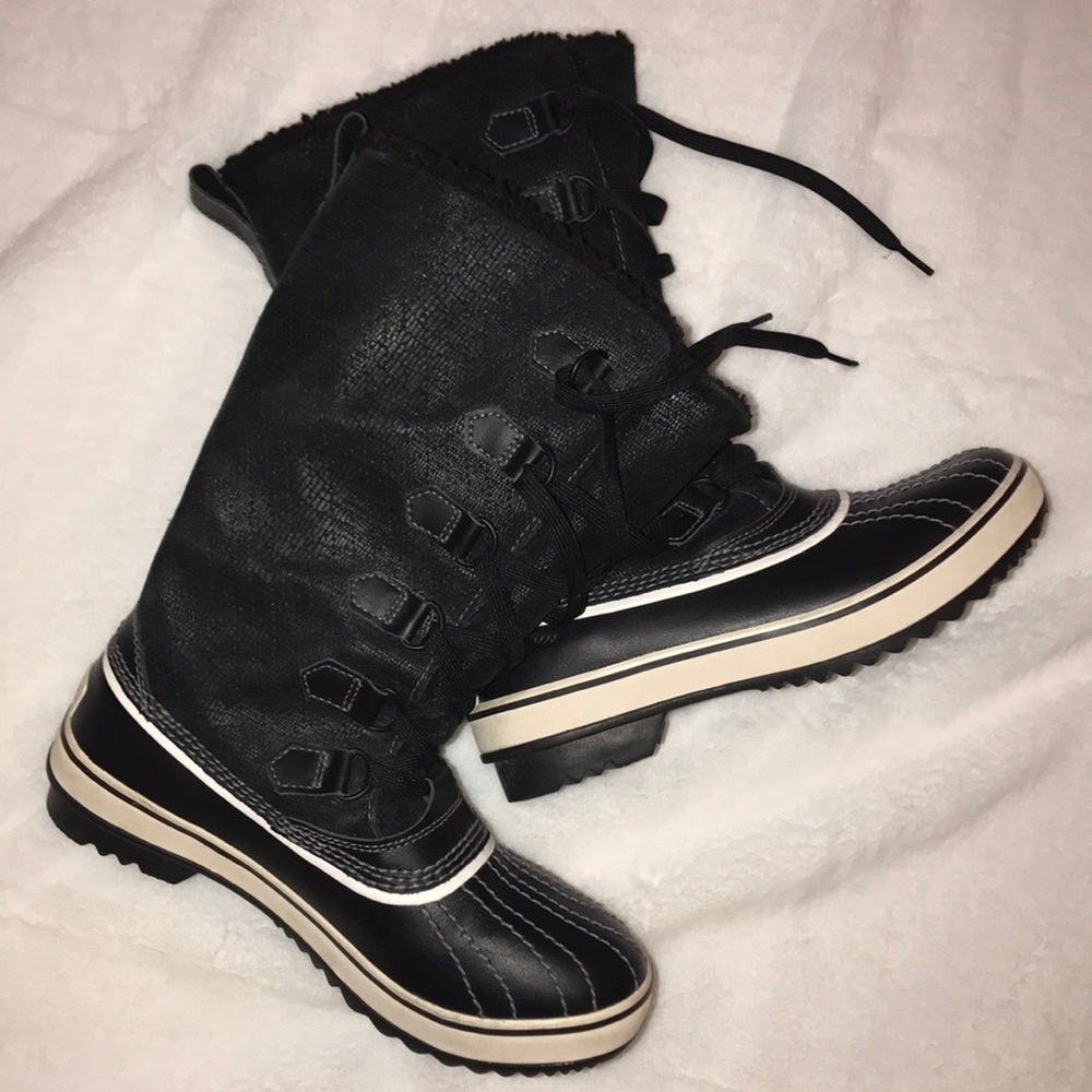 Black Sorel winter/rain boots