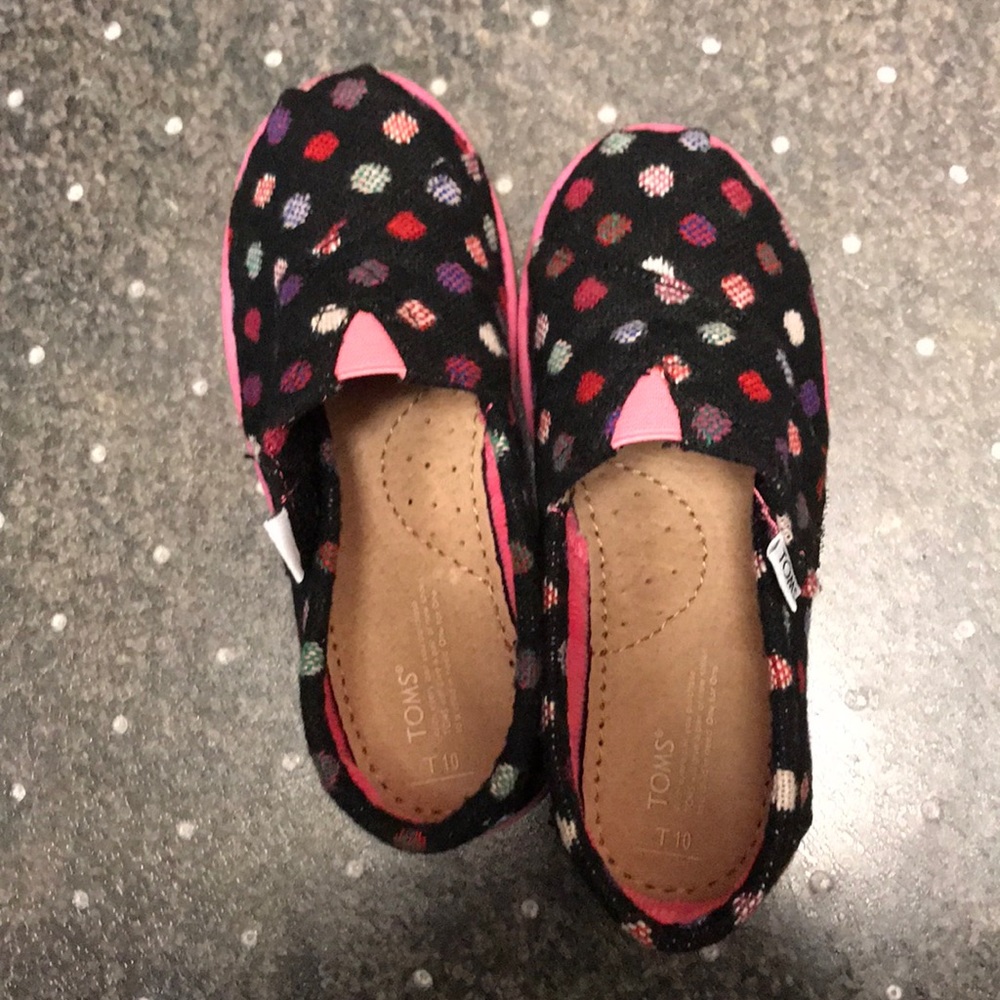 Toms, toddler girls size 10