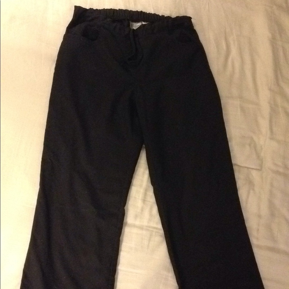 Grey's Anatomy black scrub pants Size SM TALL