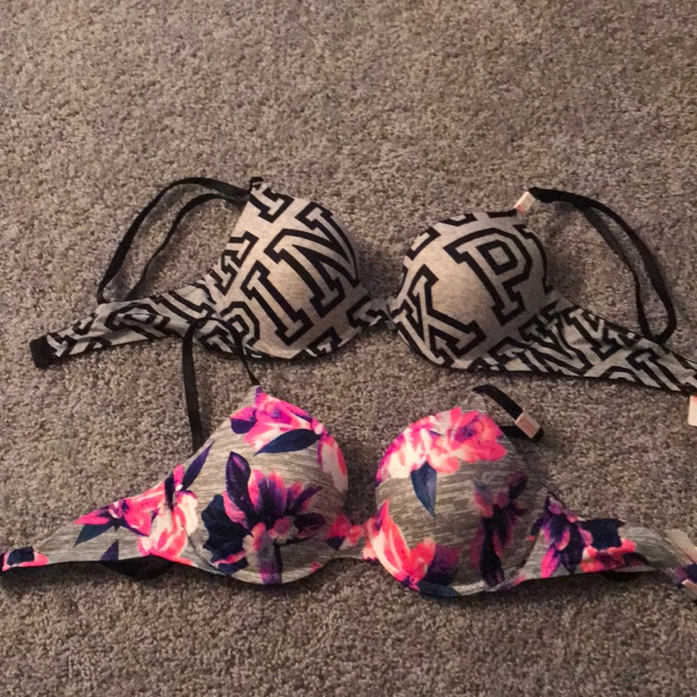 Victoria secret bras size 34C sold as a set