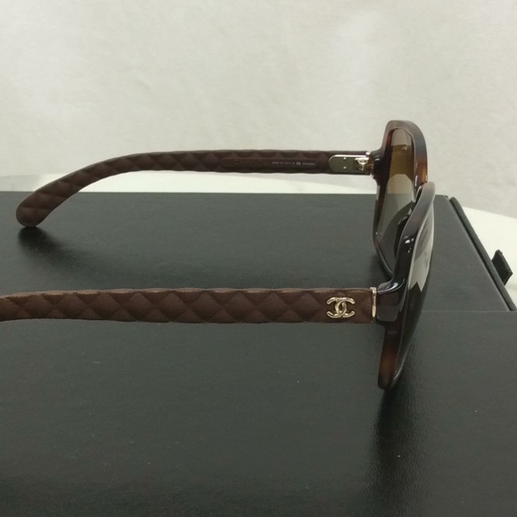 Chanel Brown Tortoise Shell Sunglasses main image 3