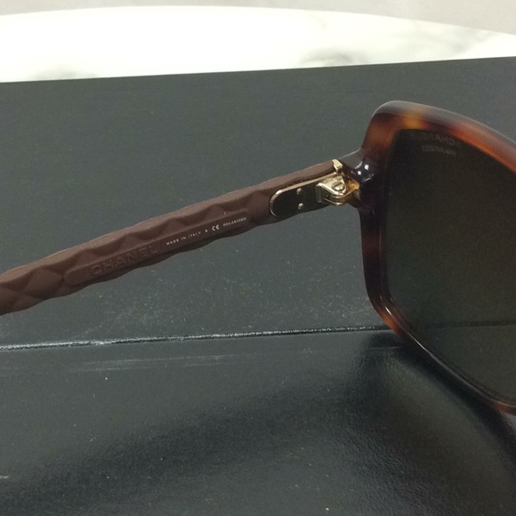 Chanel Brown Tortoise Shell Sunglasses main image 7