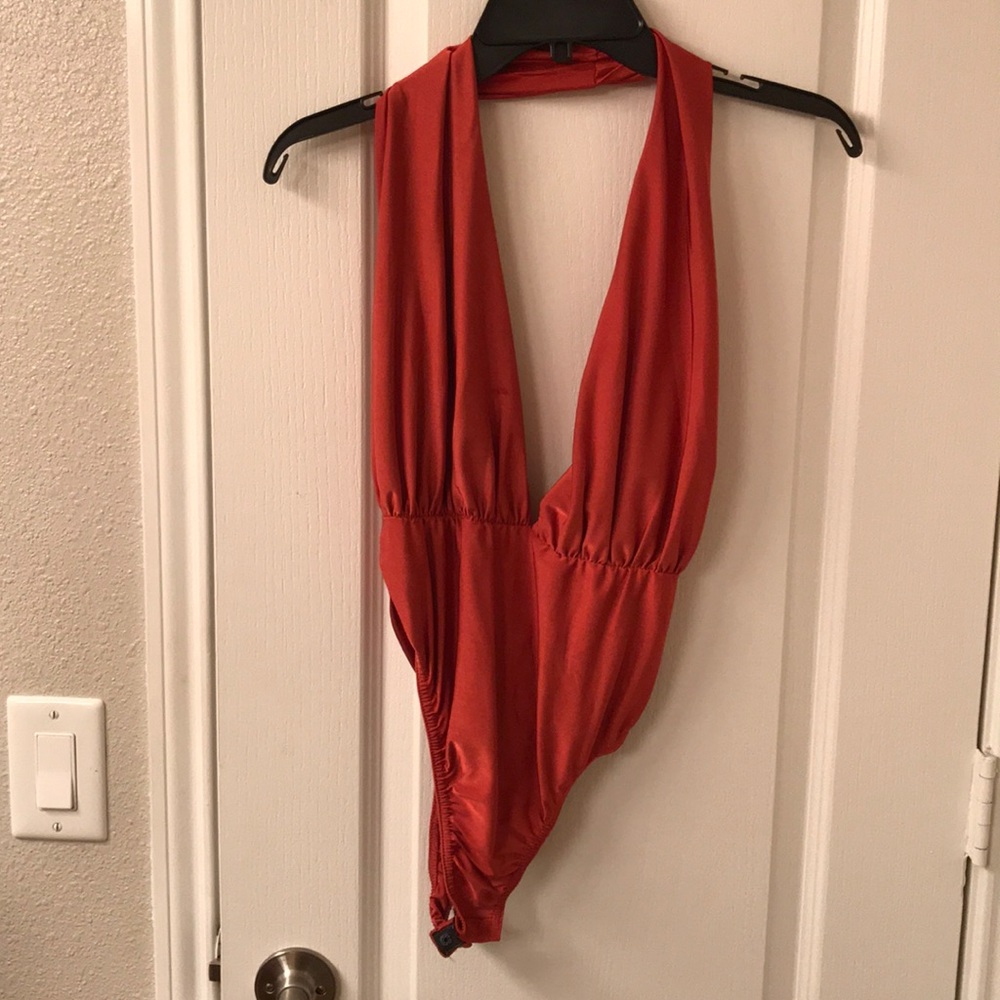 Burnt orange one piece