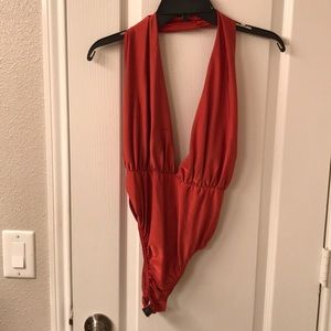 Burnt orange one piece