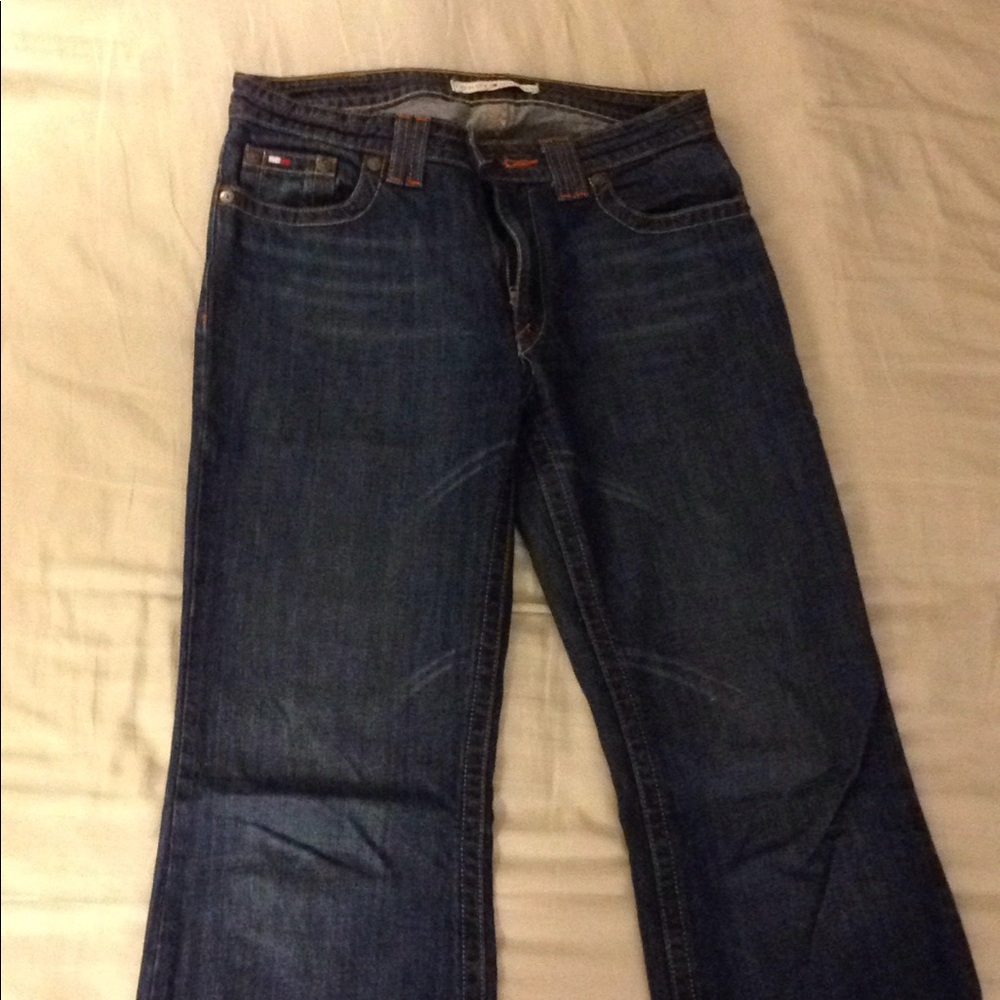DESIGNER Tommy Hilfiger Wide Leg Jean Size 6