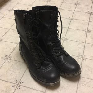 Black Combat Boots