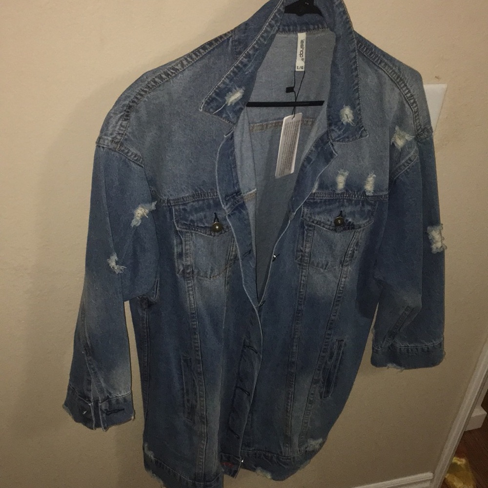 🌷NWT 🌷 Huge Oversized Denim Jacket