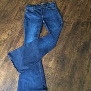 Express Bell Flare High Rise Jeans