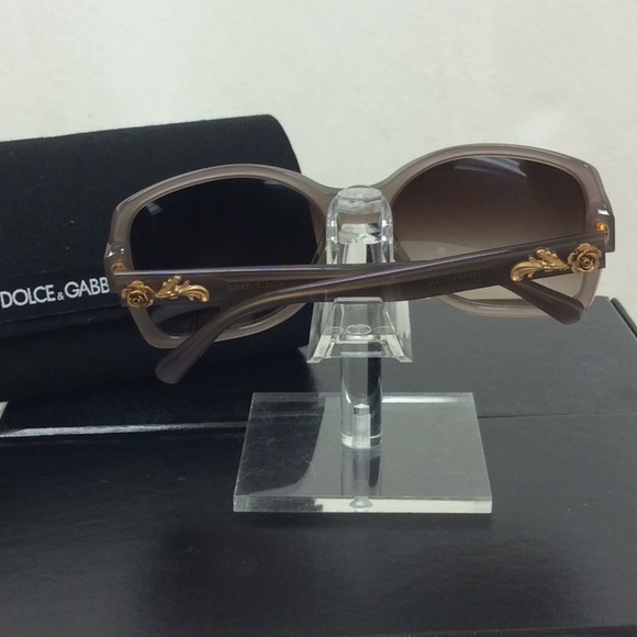 Dolce & Gabbana Grey Rose Sunglasses