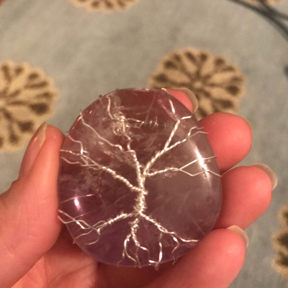 Large Amethyst tree of life pendant - Picture 6 of 6