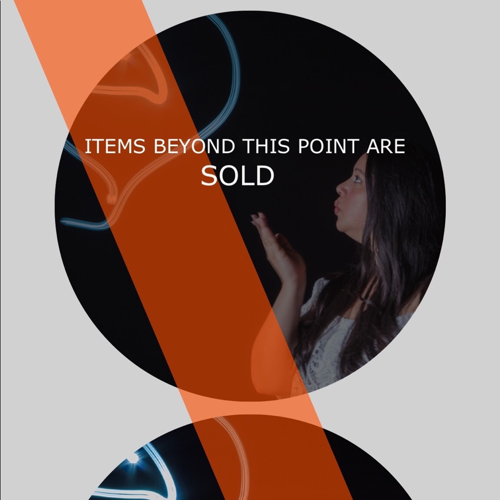 🚫 SOLD BEYOND THIS POINT