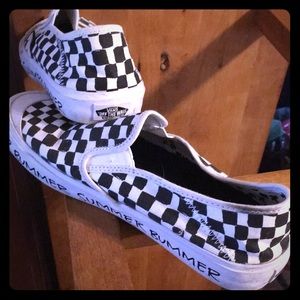 Checkered VANS rare "SUMMER BUMMER"