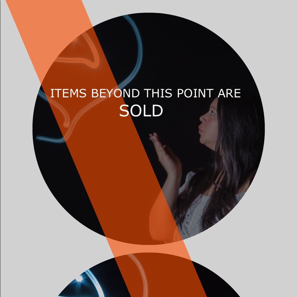 🚫 SOLD BEYOND THIS POINT