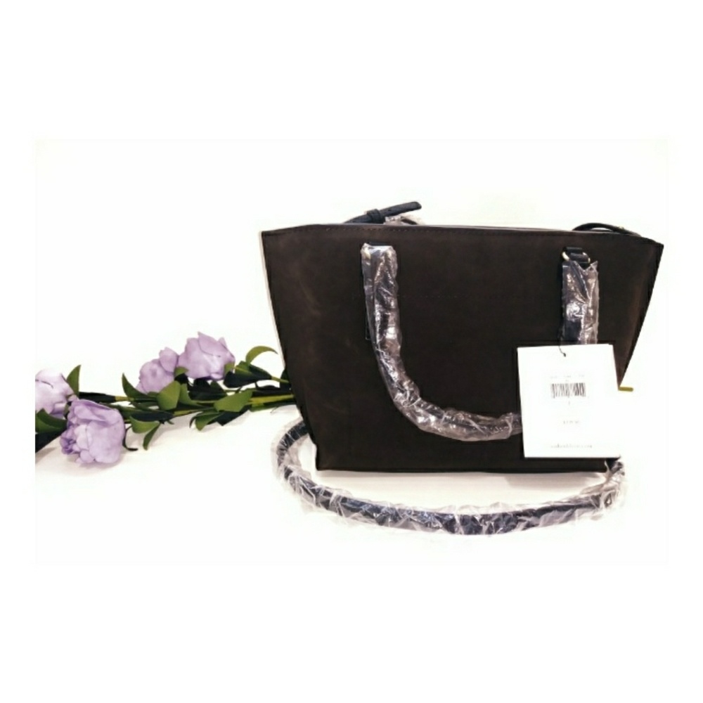 🚺🆕 CALVIN KLEIN Brown Suede Hand/Shoulder bag