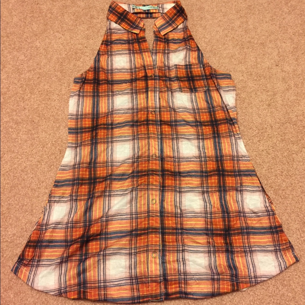 Maurice’s flannel halter top. Country Event top!!!
