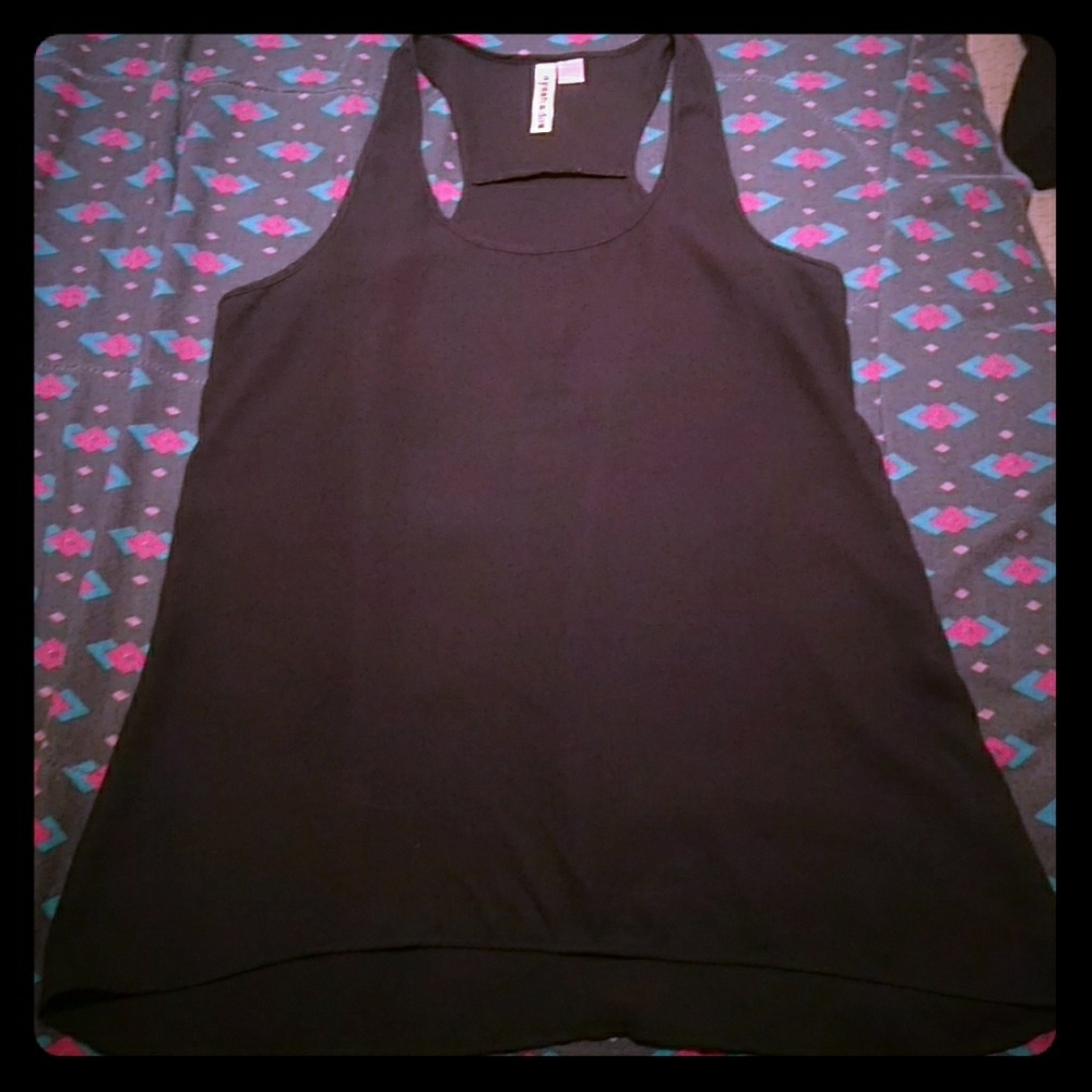 Sleeveless Black Top